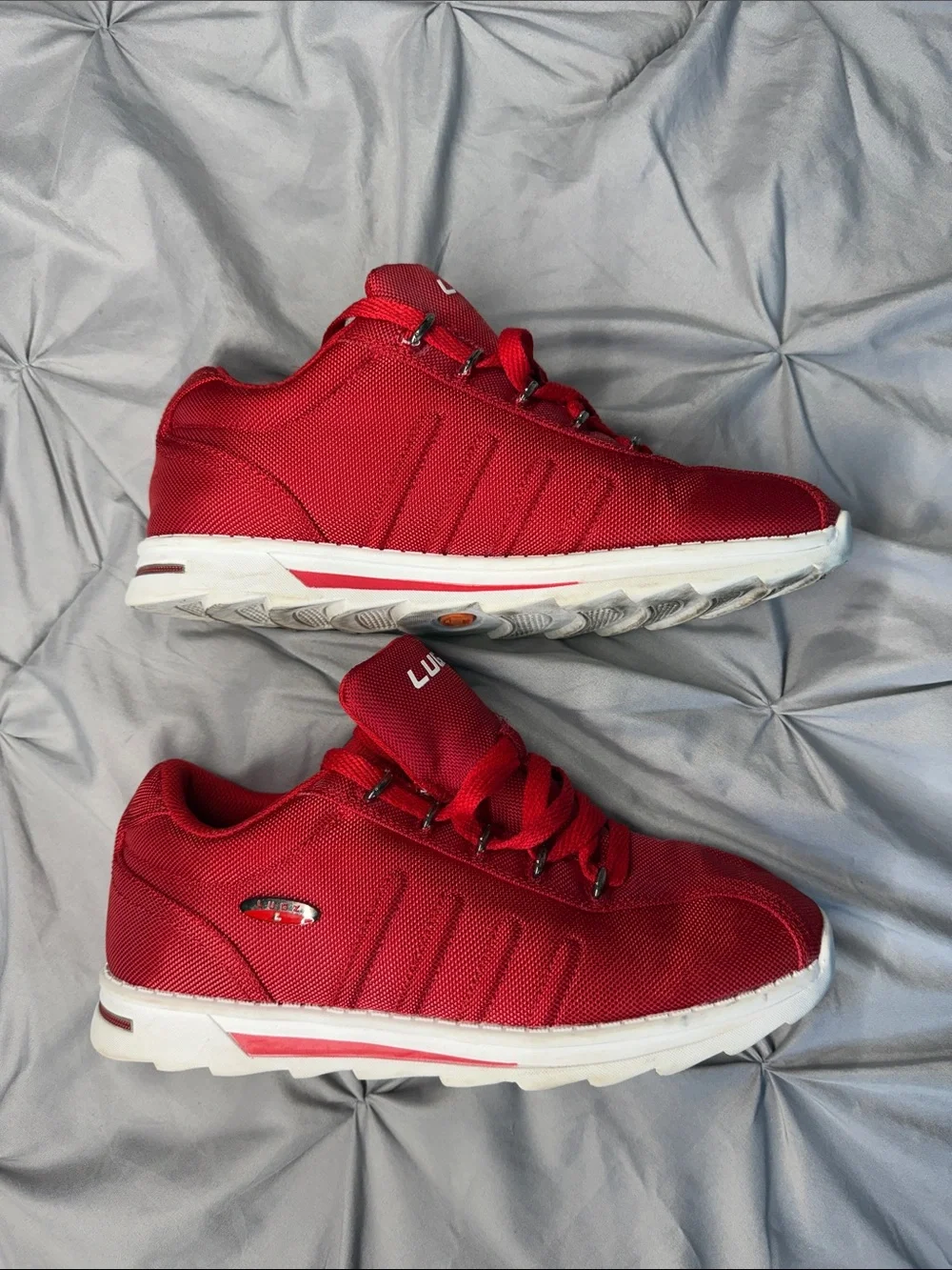 Lugz Men's Bold Red Athletic Sneakers - Size 8.5